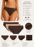 Women's 3-in-1 Pack Mid-Rise Bikini