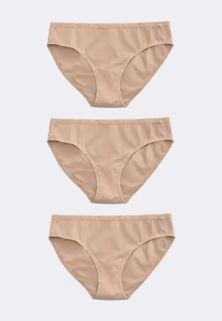 Women's 3-in-1 Pack Mid-Rise Bikini