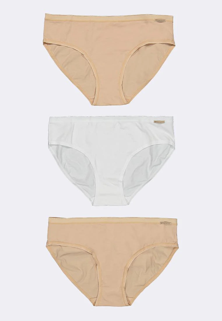 Women's 3-in-1 Pack Mid-Rise Bikini