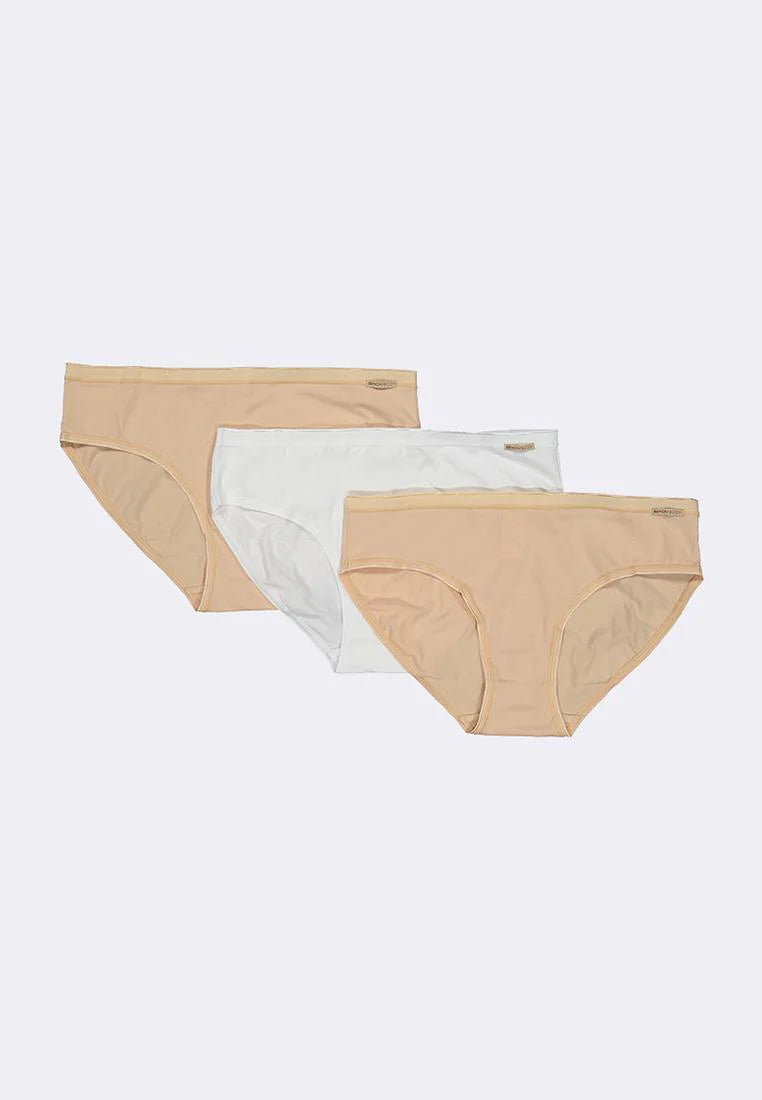 Women's 3-in-1 Pack Mid-Rise Bikini