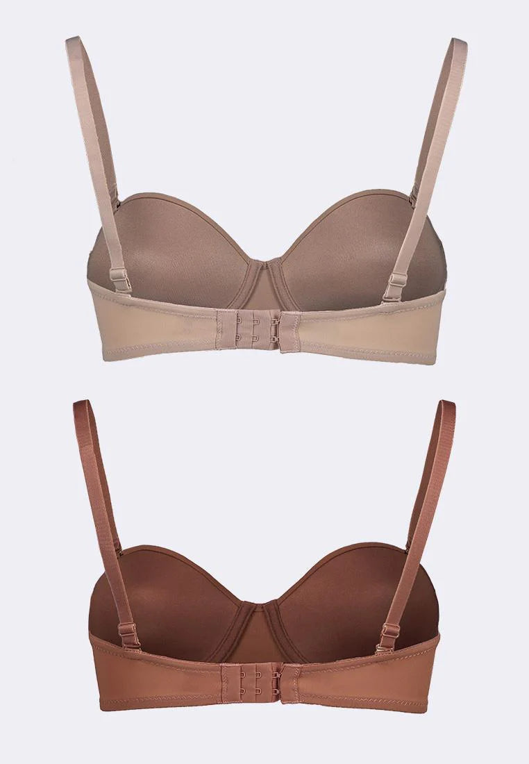 Bench 2 in 1 Strapless Push Up Bra